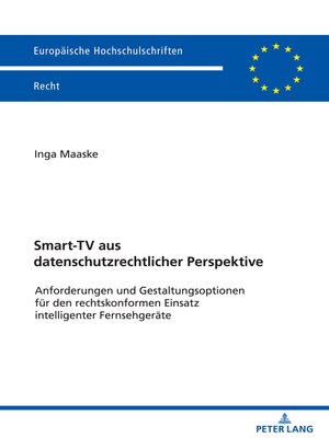 cover image of Smart-TV aus datenschutzrechtlicher Perspektive